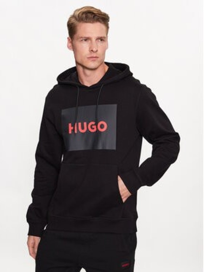 Hugo Bluza 50473168 Czarny Regular Fit