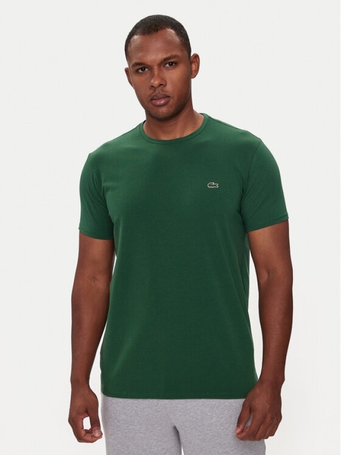 Lacoste T-Shirt TH0998 Zielony Regular Fit