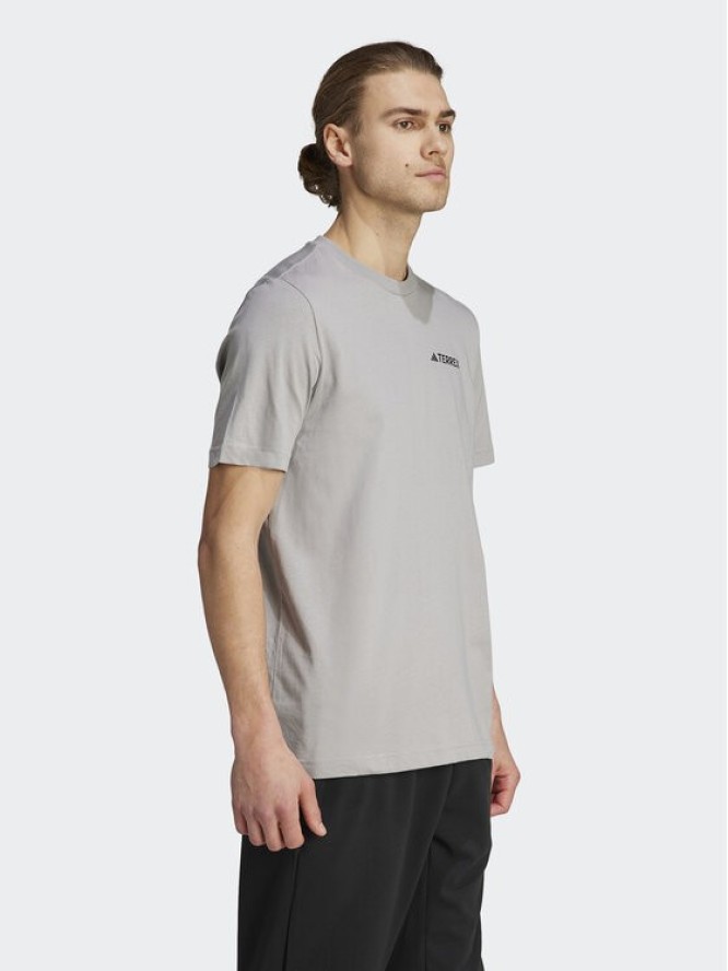 adidas T-Shirt IL5064 Szary Regular Fit