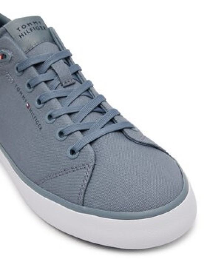 Tommy Hilfiger Tenisówki Th Hi Vulc Low Core Canvas FM0FM05396 Szary