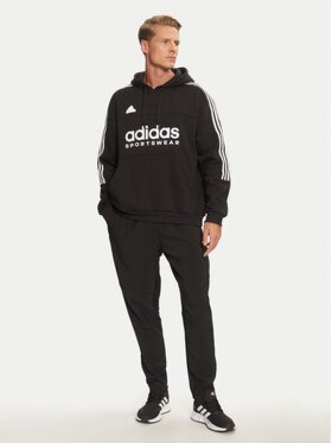 adidas Bluza House of Tiro IW5936 Czarny Loose Fit