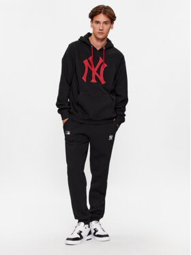 47 Brand Bluza New York Yankees BB017PEMIBR601131JK Czarny Regular Fit