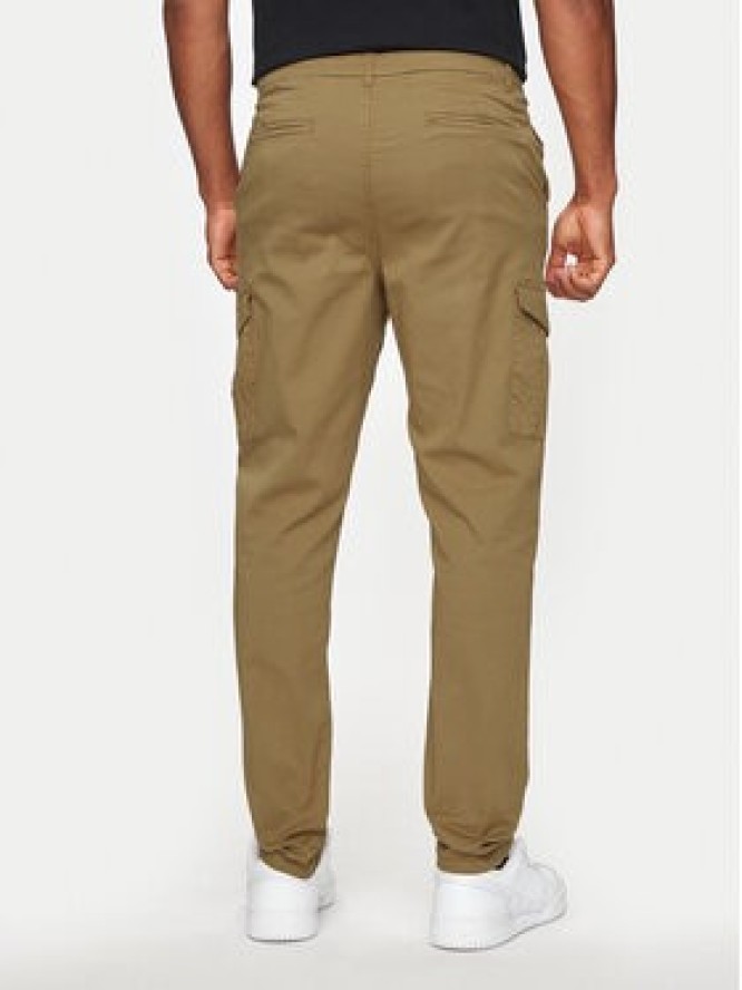 Brave Soul Spodnie materiałowe MTR-CLARKSONSTN Beżowy Straight Fit