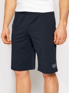 EA7 Emporio Armani Szorty sportowe 8NPS02 PJ05Z 0578 Granatowy Regular Fit