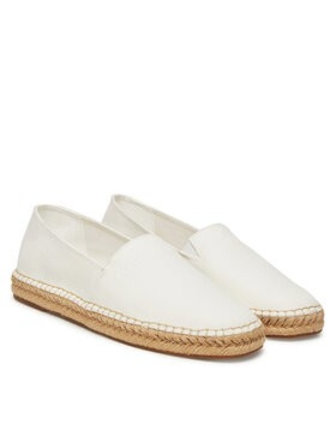 Calvin Klein Espadryle Espadrille Cv Logo HM0HM01808 Biały
