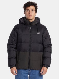 Quiksilver Kurtka puchowa Wolfs Shoulder Jckt EQYJK03990 Czarny Regular Fit