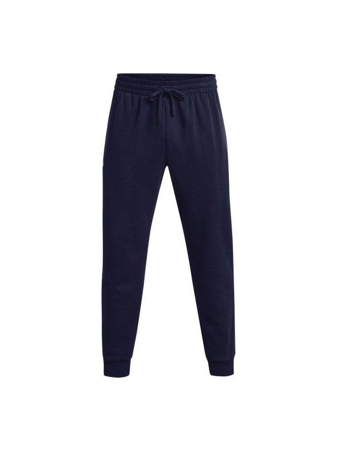 Spodnie dresowe męskie Under Armour UA Rival Fleece Joggers - granatowe