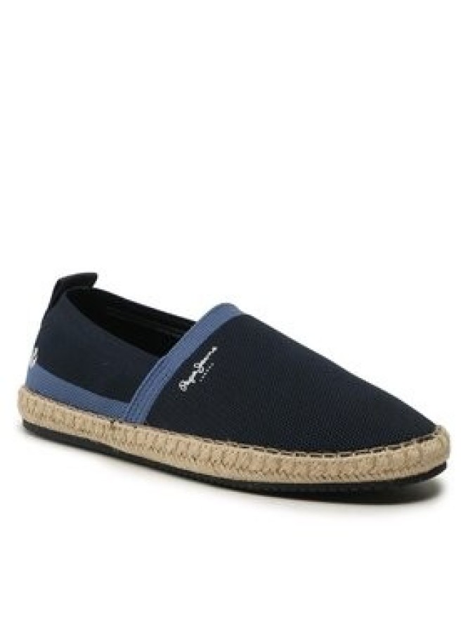 Pepe Jeans Espadryle Tourist Camp Knit PMS10313 Granatowy