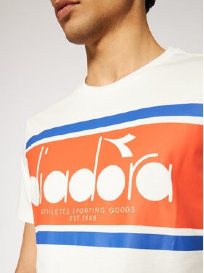 Diadora T-Shirt Spectra Oc 502.176632 Biały Regular Fit