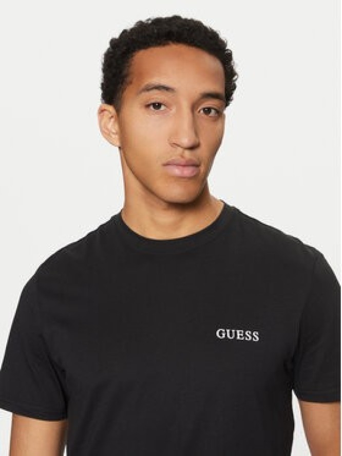 Guess T-Shirt U4BM03 KCAM1 Czarny Regular Fit