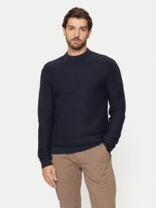 Selected Homme Sweter Tion 16095640 Granatowy Regular Fit