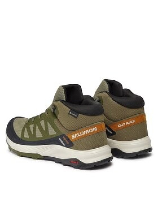 Salomon Trekkingi Outrise Mid GORE-TEX L47143600 Khaki