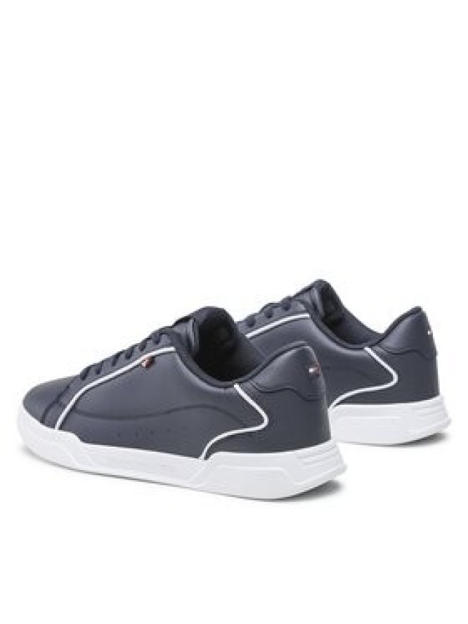 Tommy Hilfiger Sneakersy Lo Cup Leather FM0FM04429 Granatowy