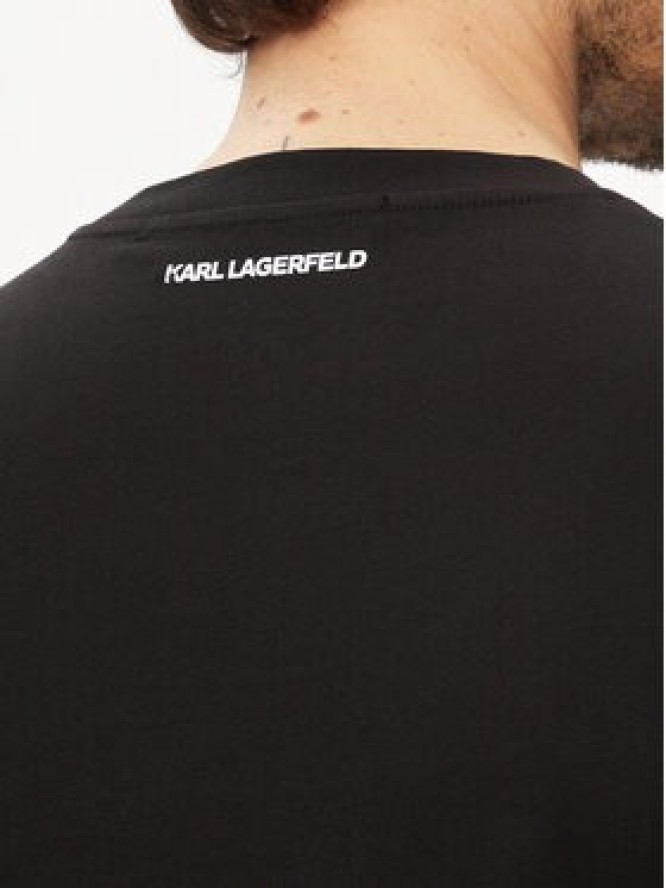 KARL LAGERFELD T-Shirt 755061 542241 Czarny Regular Fit