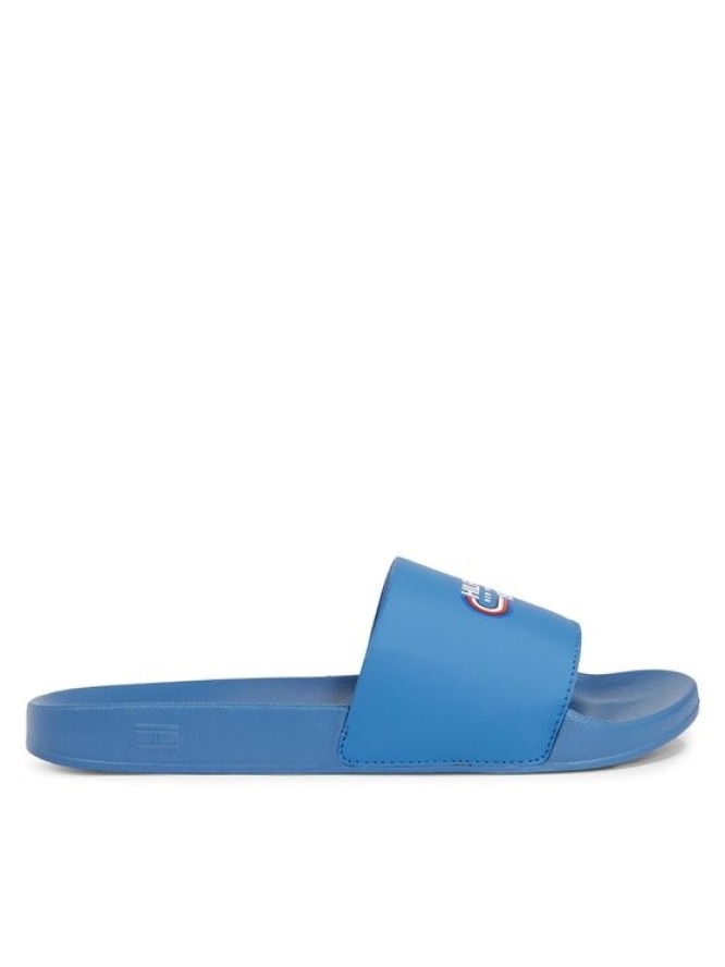 Tommy Hilfiger Klapki Rwb Hilfiger Oly Pool Slide FM0FM05019 Niebieski