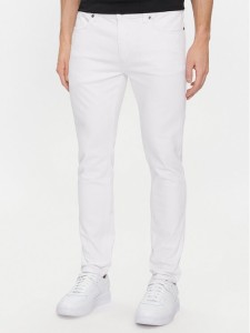 Hugo Jeansy Hugo 734 50509096 Biały Slim Fit