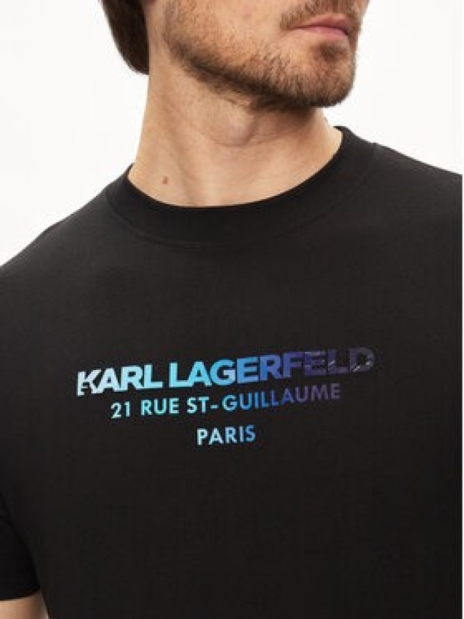 KARL LAGERFELD T-Shirt 755062 542241 Czarny Regular Fit