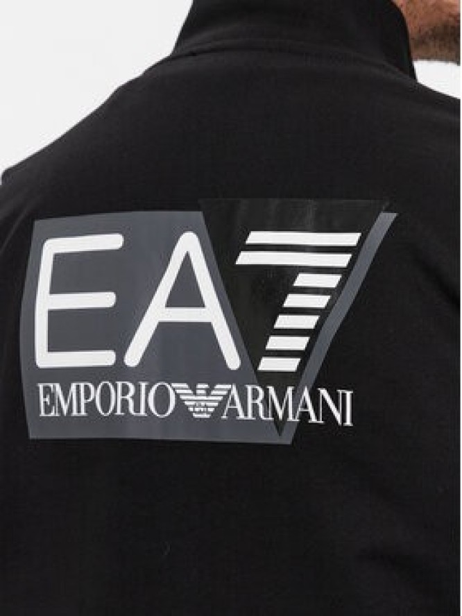 EA7 Emporio Armani Bluza 3DPM61 PJ05Z 1200 Czarny Regular Fit