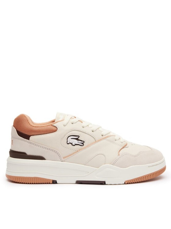 Lacoste Sneakersy Lineshot Contrasted 747SMA0111 Écru