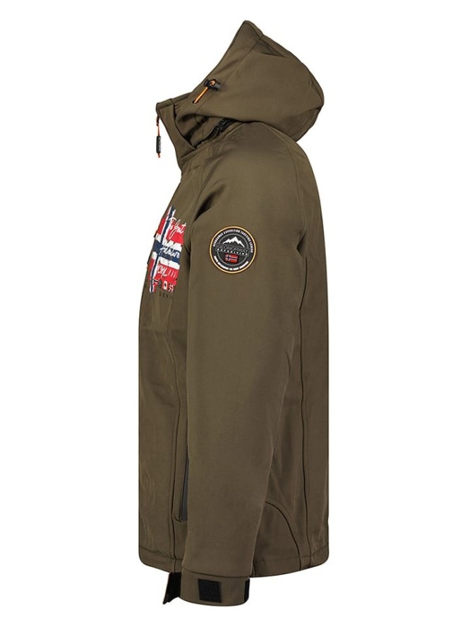 Geographical Norway Kurtka softshellowa w kolorze khaki rozmiar: M