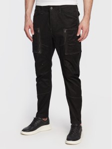 G-Star Raw Spodnie materiałowe Zip Pocket 3D D21975-C105-6484 Czarny Skinny Fit