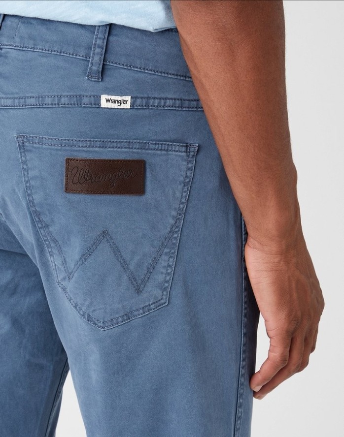 WRANGLER GREENSBORO MĘSKIE SPODNIE JEANSOWE DARK SLATE W15QY673K