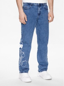 KARL LAGERFELD Jeansy DISNEY 265879 532579 Niebieski Regular Fit