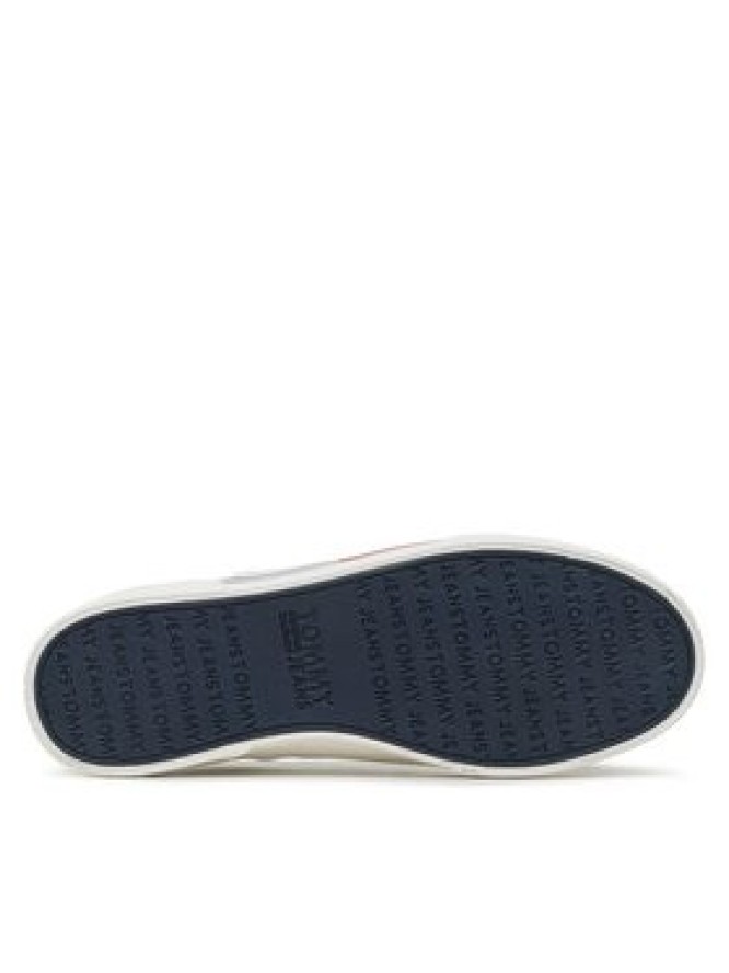 Tommy Jeans Tenisówki Slip On Canvas Color EM0EM01156 Biały