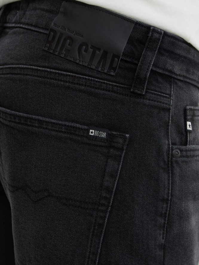 Szorty męskie jeansowe czarne Aden 971