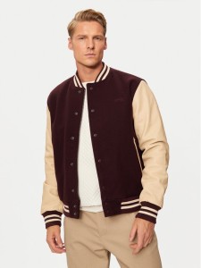 SCHOTT N.Y.C. Kurtka bomber LC8705 Bordowy Regular Fit