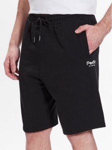 Penfield Szorty sportowe PFD0361 Czarny Regular Fit