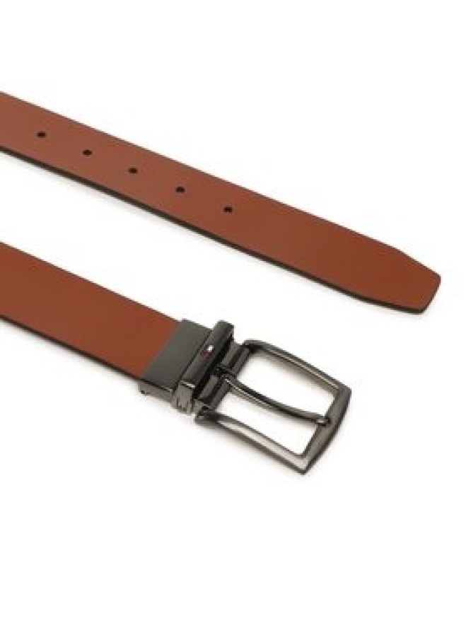 Tommy Hilfiger Pasek Męski Denton Reversible Leather Belt AM0AM11224 Czarny