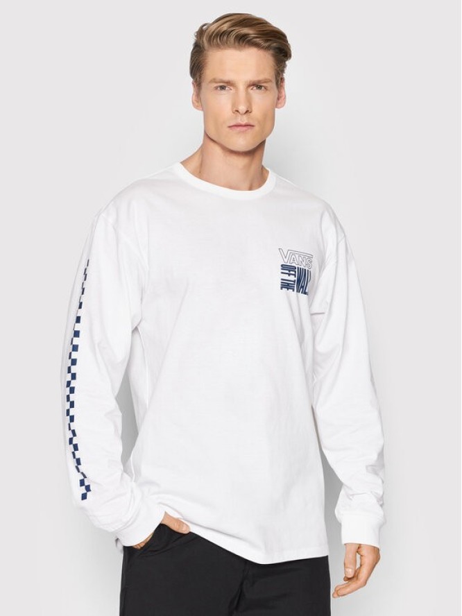 Vans Longsleeve Off The Wall Stack VN0A7PJK Biały Classic Fit