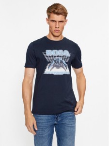 Boss T-Shirt Teenter 50503551 Granatowy Regular Fit