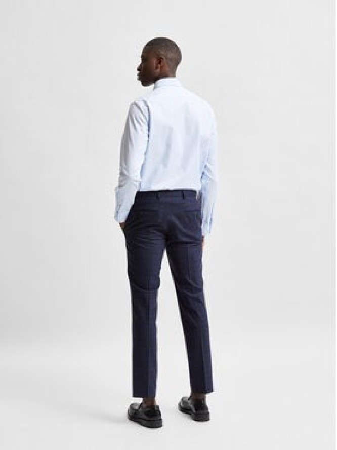 Selected Homme Koszula 16080200 Błękitny Slim Fit