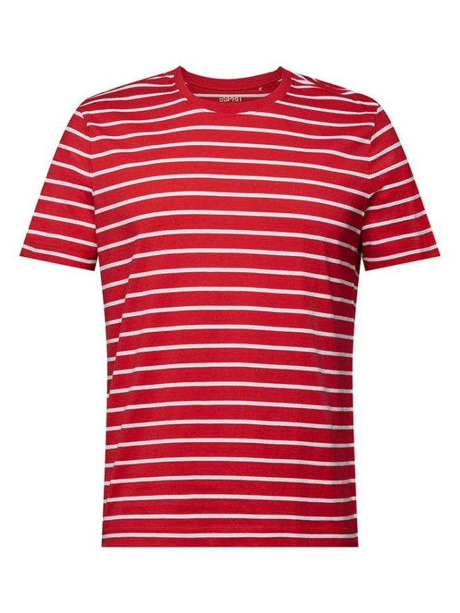 ESPRIT Koszulka w kolorze czerwono-białym rozmiar: XL