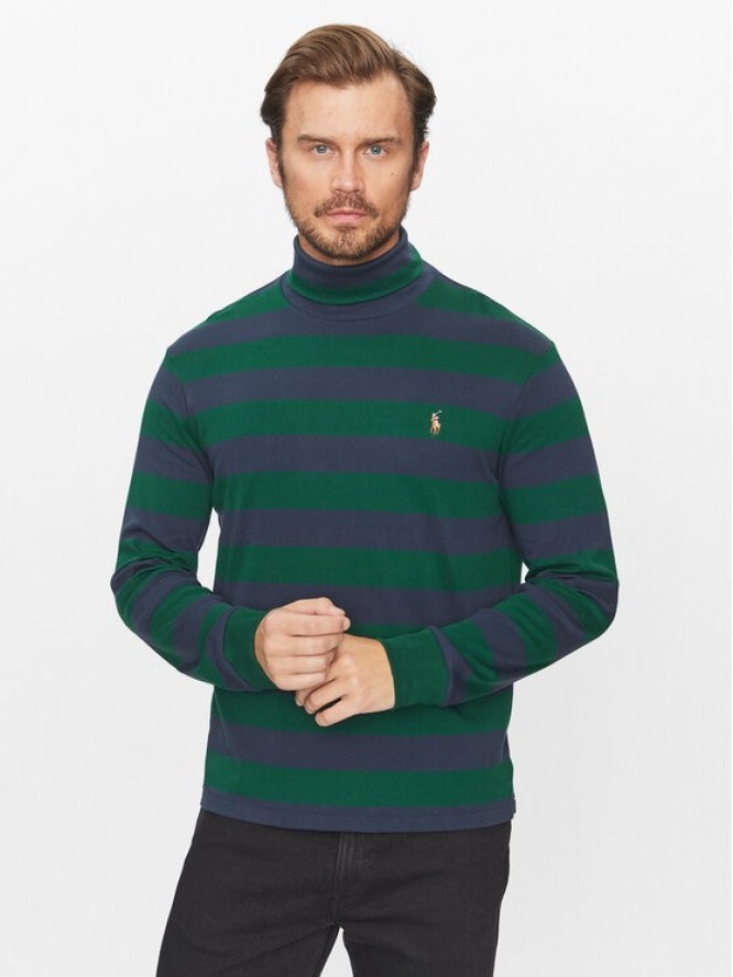 Polo Ralph Lauren Sweter 710916608002 Zielony Regular Fit