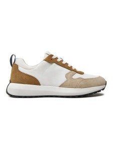 Geox Sneakersy "Volpiano" w kolorze biało-brązowym rozmiar: 40