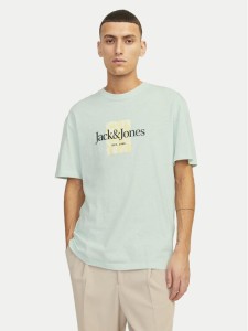 Jack&Jones T-Shirt Lafayette 12250436 Zielony Relaxed Fit