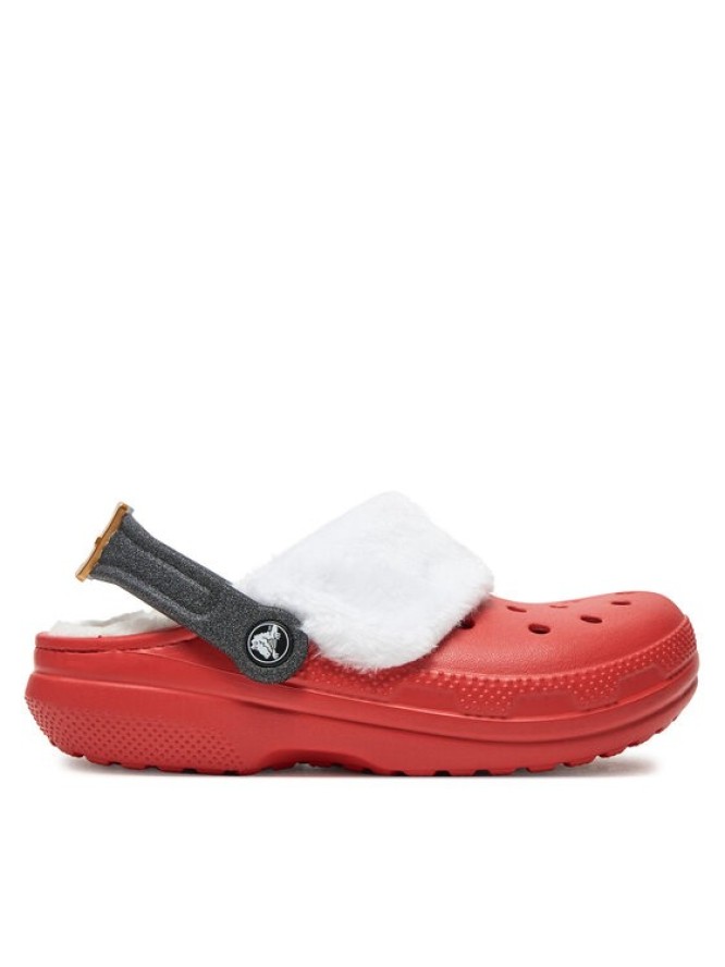 Crocs Klapki Classic Lined Santa Clog 210933 Czerwony