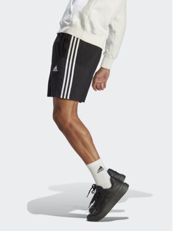 adidas Szorty sportowe AEROREADY Essentials Chelsea 3-Stripes Shorts IC1484 Czarny Regular Fit