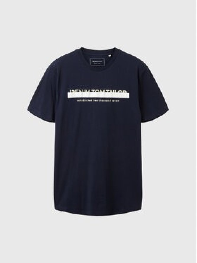 Tom Tailor Denim T-Shirt 1037653 Granatowy Basic Fit