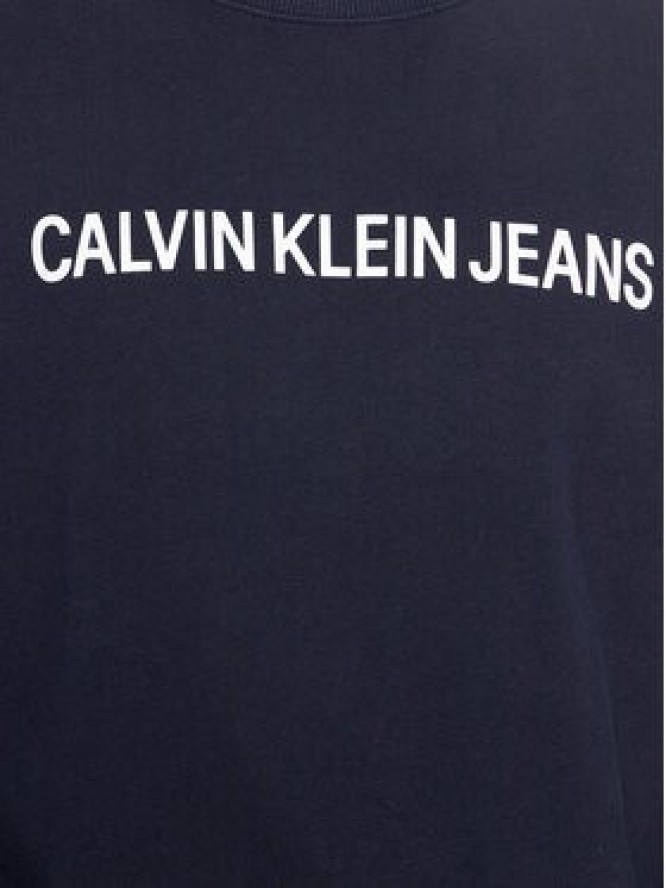 Calvin Klein Jeans Bluza J30J307757402 Granatowy Regular Fit