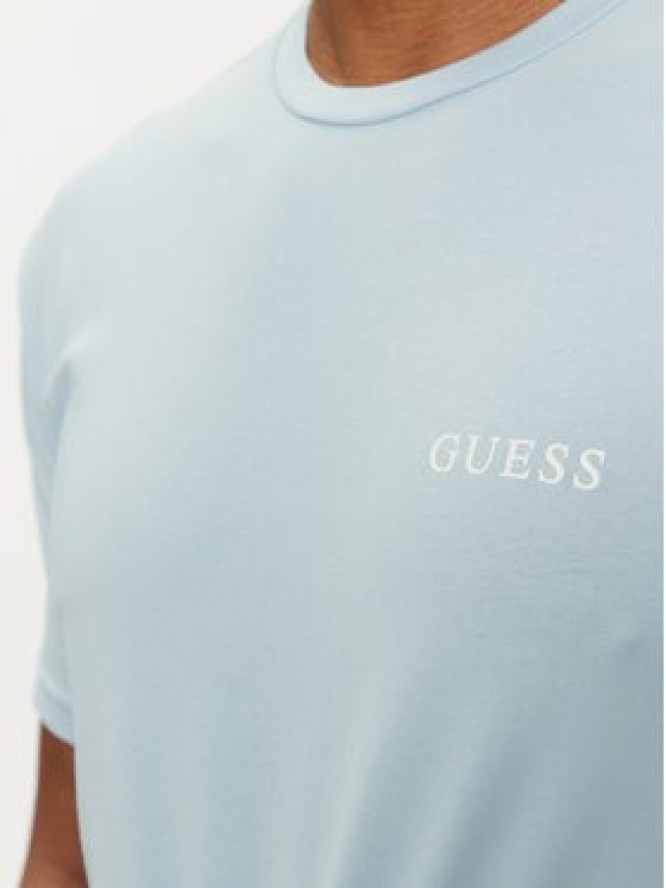 Guess T-Shirt Joe U4GM01 K6YW0 Niebieski Regular Fit