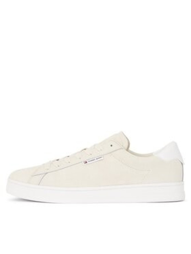 Tommy Jeans Sneakersy Tjm Leather Low Cupsole Suede EM0EM01375 Beżowy