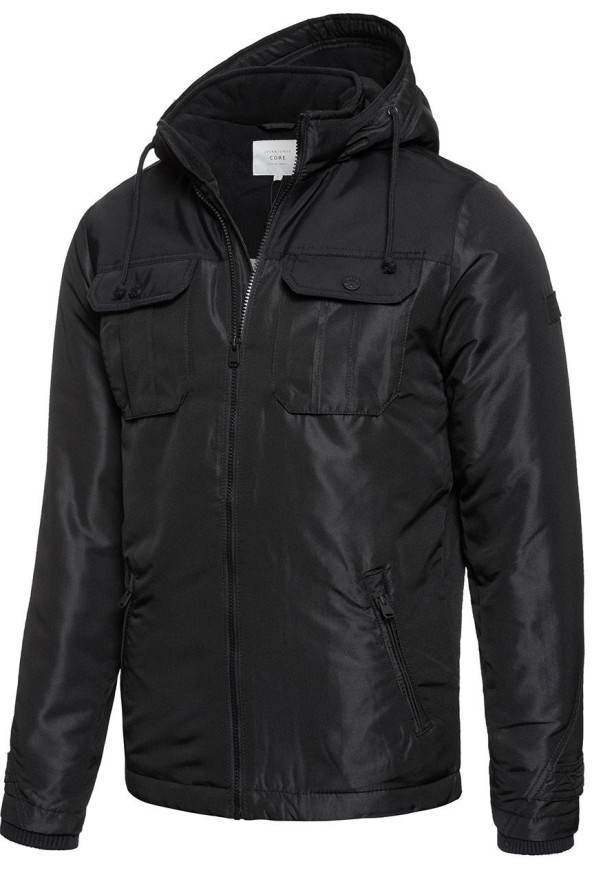 KURTKA JACK & JONES JCOFLICKER JACKET BLACK 12115962