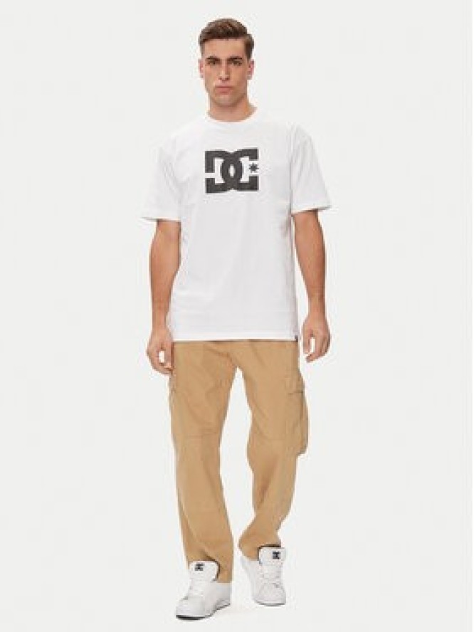 DC T-Shirt Star Hss ADYZT05373 Biały Relaxed Fit