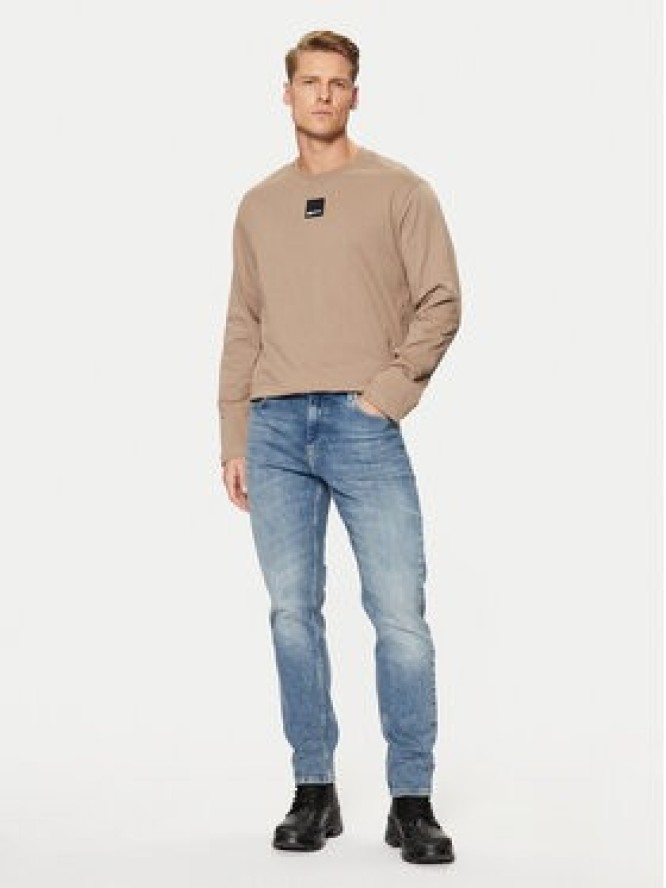 Karl Lagerfeld Jeans Longsleeve A1M17043 Beżowy Regular Fit