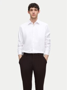 Selected Homme Koszula 16092939 Biały Slim Fit