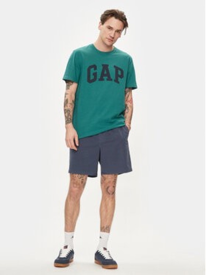 Gap T-Shirt 856659-06 Zielony Regular Fit